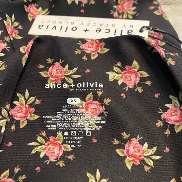 NWT💕ALICE + OLIVIA Aaron High-Rise Leggings Size XS - Picture 14 of 14